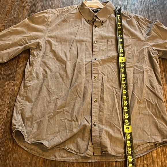 Calvin Klein Men’s Long Sleeve Grey Dress Shirt - Picture 5 of 5